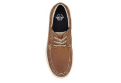 Dockers Mens Beacon Boat Shoes - Dark Tan -Cheap Shoes Store US 01 502541 04
