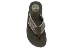 Margaritaville Mens Rag Time Flip Flop Sandal - Dark Brown -Cheap Shoes Store US 01 502724 05