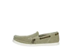 Margaritaville Mens Dock Slip On Boat Shoe - Tan -Cheap Shoes Store US 01 502734 03