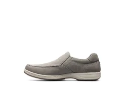 Florsheim Mens Lakeside Canvas Moc Toe Slip On Oxford - Grey -Cheap Shoes Store US 01 502785 03