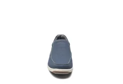 Florsheim Mens Lakeside Canvas Moc Toe Slip On Oxford - Navy -Cheap Shoes Store US 01 502787 02