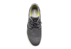 Florsheim Mens Crossover Canvas Plain Toe Slip On Sneaker - Black -Cheap Shoes Store US 01 502870 05