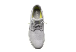 Florsheim Mens Crossover Canvas Plain Toe Slip On Sneaker - Grey -Cheap Shoes Store US 01 502871 05