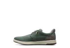 Florsheim Mens Crossover Canvas Plain Toe Slip On Sneaker - Green -Cheap Shoes Store US 01 502872 03
