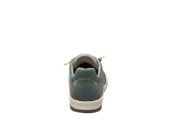 Florsheim Mens Crossover Canvas Plain Toe Slip On Sneaker - Green -Cheap Shoes Store US 01 502872 04