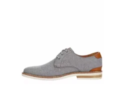 Florsheim Mens Highland Canvas Plain Toe Oxford - Grey -Cheap Shoes Store US 01 521078 03