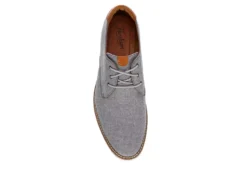Florsheim Mens Highland Canvas Plain Toe Oxford - Grey -Cheap Shoes Store US 01 521078 05