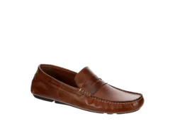 Franco Fortini Mens Daven Penny Loafer Oxford - Cognac