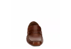 Franco Fortini Mens Daven Penny Loafer Oxford - Cognac -Cheap Shoes Store US 01 524048 02