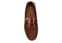 Franco Fortini Mens Daven Penny Loafer Oxford - Cognac -Cheap Shoes Store US 01 524048 05