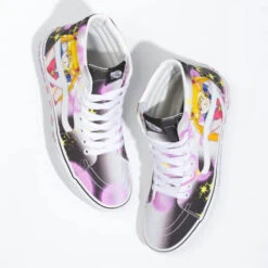 Vans X Pretty Guardian Sailor Moon Sk8-Hi In Black/Pink -Cheap Shoes Store VN 0A7Q5NB9P 4247 4 1100x