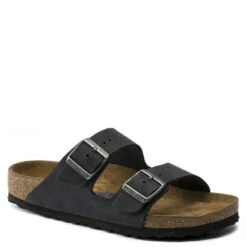 Birkenstock Women's Arizona Oiled Nubuck Leather In Black (Narrow Width) 10 Birkenstock Women's Arizona Oiled Nubuck Leather In Black (Narrow Width) -Cheap Shoes Store a r arizona 752483 1 1100x