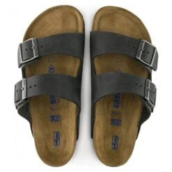 Birkenstock Women's Arizona Oiled Nubuck Leather In Black (Narrow Width) 8 Birkenstock Women's Arizona Oiled Nubuck Leather In Black (Narrow Width) -Cheap Shoes Store a r arizona 752483 5 1100x