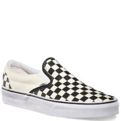 Vans Checkerboard Slip-On In Black/Off White -Cheap Shoes Store b b 2 1100x