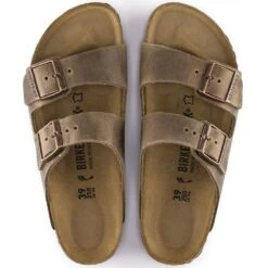 Birkenstock Arizona Oiled Leather In Tobacco Brown (Narrow Width) -Cheap Shoes Store b i bi 352203 616 4 1100x