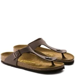 Birkenstock Gizeh Birko-Flor Nubuck In Mocha 6 Birkenstock Gizeh Birko-Flor Nubuck In Mocha -Cheap Shoes Store b i birkenstock gizeh birko flor nubuck 3 1100x