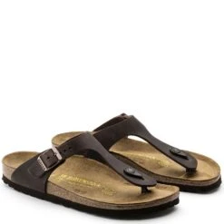 Birkenstock Gizeh Oiled Leather In Habana -Cheap Shoes Store b i birkenstock gizeh oiled leahter havana 743833 3 1100x