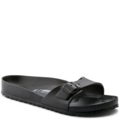 Birkenstock Women's Madrid EVA In Black (Narrow Width) -Cheap Shoes Store b i birkenstock madrid eva black 128163 2 1100x