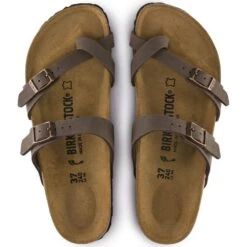 Birkenstock Mayari Birko-Flor Nubuck In Mocha -Cheap Shoes Store b i birkenstock mayari birko flor nubuck mocha 71063 4 1100x