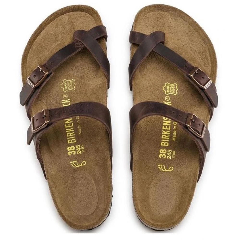 Birkenstock Women's Mayari Oiled Leather In Habana 4 Birkenstock Women's Mayari Oiled Leather In Habana - Image 4