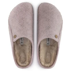 Birkenstock Women's Zermatt Shearling Wool Felt In Light Rose (Narrow Width) -Cheap Shoes Store bi 1023169 2096 3 1100x