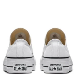 Converse Women's Chuck Taylor All Star Lift In White/Black -Cheap Shoes Store c o convers chuck taylor all star lift low top white 560251c 6 1100x