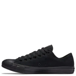 Converse Chuck Taylor All Star Mono Canvas Low Top In Black Monochrome -Cheap Shoes Store c o converse chuck taylor all star monochrome canvas low top black m5039 3 2 1100x