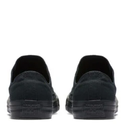 Converse Chuck Taylor All Star Mono Canvas Low Top In Black Monochrome -Cheap Shoes Store c o converse chuck taylor all star monochrome canvas low top black m5039 5 1 1100x
