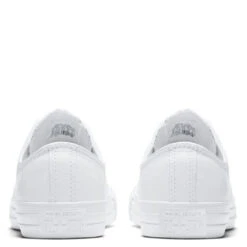 Converse Chuck Taylor All Star Mono Leather Low Top In White Monochrome -Cheap Shoes Store c o converse chuck taylor all star monochrome leather low top white 136823 5 1100x