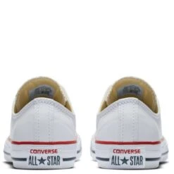 Converse Chuck Taylor All Star Leather Low Top In White -Cheap Shoes Store c o converse taylor all star leather low top black 132173c 5 1100x