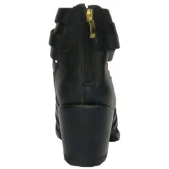 Getoutside Women's Lola Strappy Heel Boot In Black -Cheap Shoes Store g o gos 6 blk 4 1100x