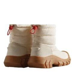 Hunter Women's Intrepid Insulated Short Snow Boots In White Willow/Gum -Cheap Shoes Store ht wfs2108wwu 1069 3 1100x