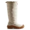 Hunter Women's Intrepid Insulated Tall Snow Boots In White Willow/Gum