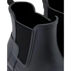 Hunter Women's Refined Slim Fit Chelsea In Black -Cheap Shoes Store hunter 5 1100x