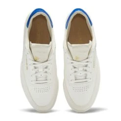 Reebok Women's Club C Clean In Chalk/Chalk/Vector Blue -Cheap Shoes Store rb gy1384 1115 3 1100x