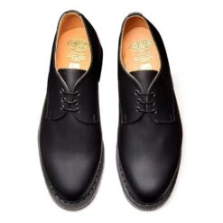Solovair Gibson Shoe In Black Greasy -Cheap Shoes Store s3995bkg 101 4 1100x