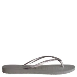 Havaianas Women's Slim Flip Flop In Steel Grey -Cheap Shoes Store s l slimsilver 3 1100x