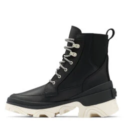 Sorel Women's Brex Lace Bootie In Black/Chalk -Cheap Shoes Store so 1951211010 2061 3 1100x