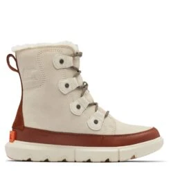 Sorel Women's Explorer II Joan Boot In Chalk/Wood