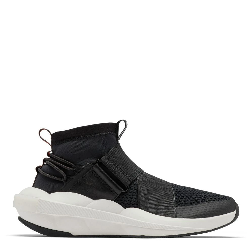 Sorel Women's Explorer Defy Mid In Black/Sea Salt 1 Sorel Women's Explorer Defy Mid In Black/Sea Salt