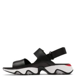 Sorel Women's Kinetic Impact II Sling Low Sandal In Black/Sea Salt -Cheap Shoes Store so 2039991010 2133 3 1100x