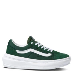 Vans Old Skool Over In Dark Green/White