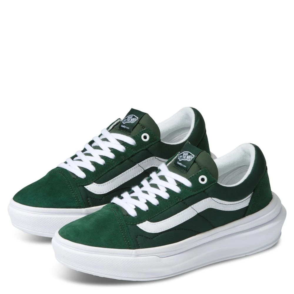 Vans Old Skool Over In Dark Green/White 2 Vans Old Skool Over In Dark Green/White - Image 2