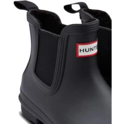 Hunter Women's Original Insulated Chelsea Boots In Black -Cheap Shoes Store wfs1003rma 3 1100x